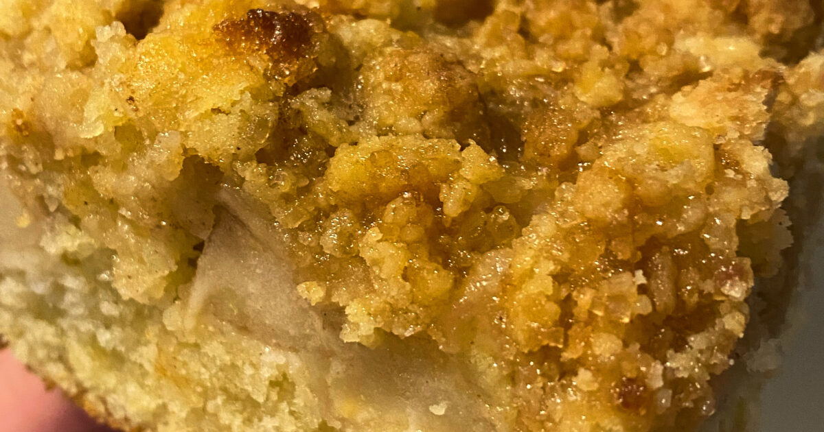 Apple crumble cake | Now Then Sheffield