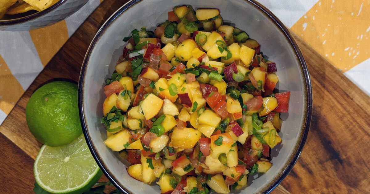 Homemade peach salsa | Now Then Sheffield